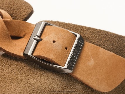 Birkenstock Milano UA Suede Clog - Tobacco Brown view 6