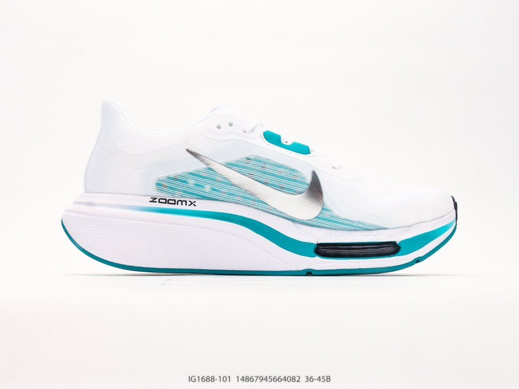 Nike Air Zoom Pegasus Plus 2 White Turquoise Low-Top Running Shoe view