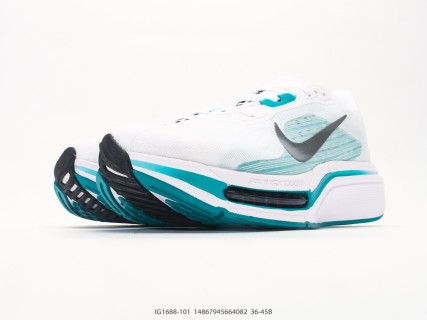 Nike Air Zoom Pegasus Plus 2 White Turquoise Low-Top Running Shoe view 5