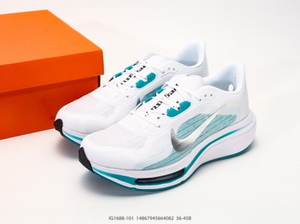 Nike Air Zoom Pegasus Plus 2 White Turquoise Low-Top Running Shoe view 9
