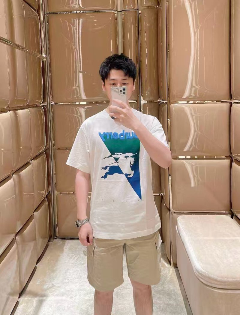 Burberry 26SS Equestrian Knight Short Sleeve T-Shirt White view