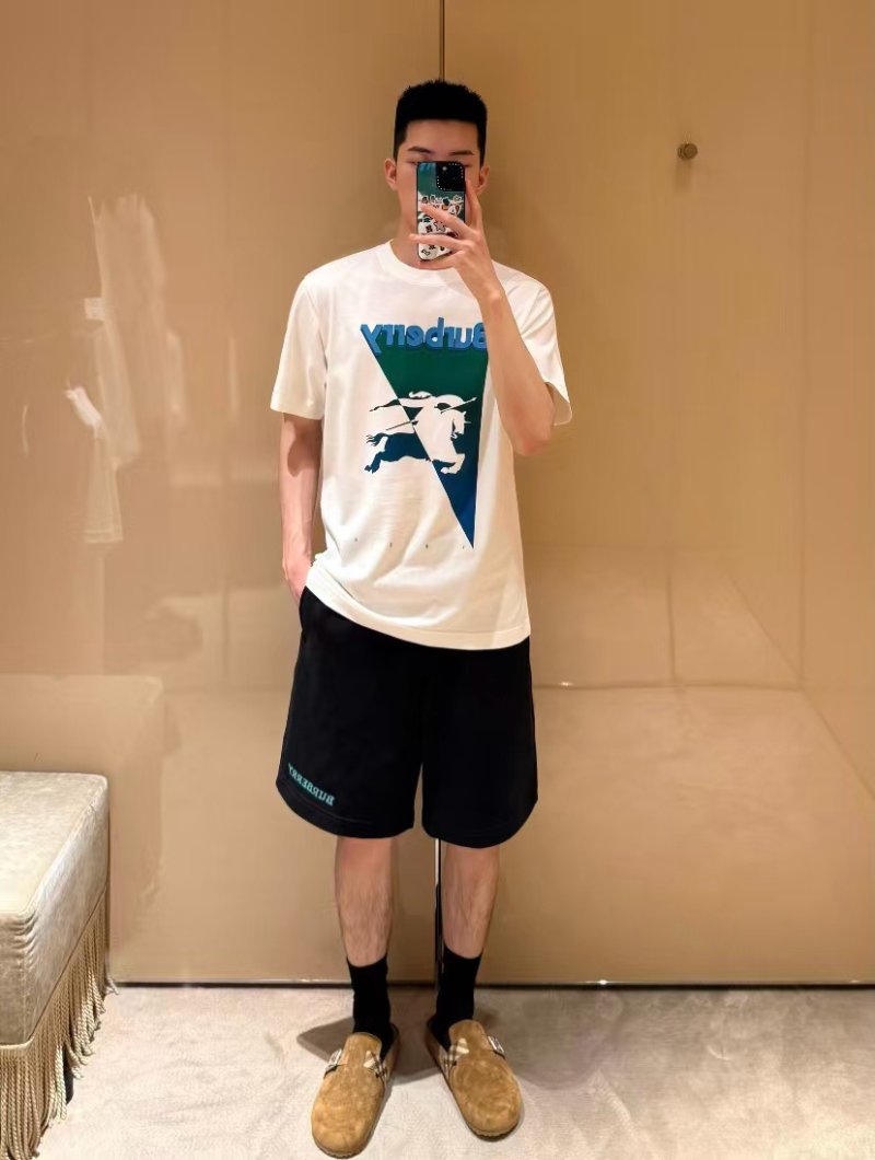 Burberry 26SS Equestrian Knight Short Sleeve T-Shirt White view