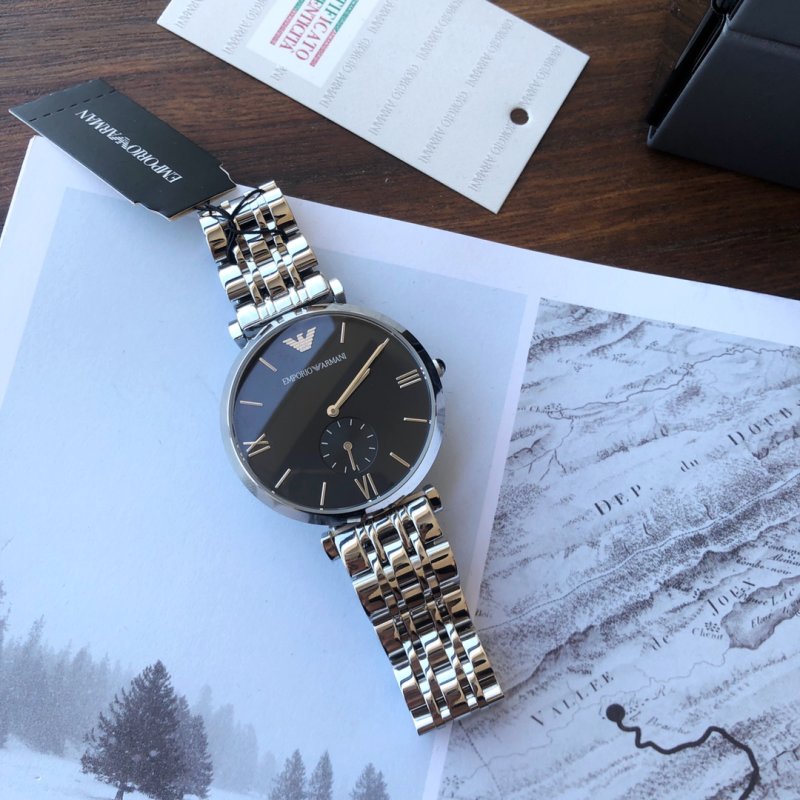 Armani AR1767 Steel Band Men's Watch Replica - 40mm Dial view