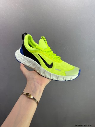 Nike Free Run Volt Black White Training Shoe view 4