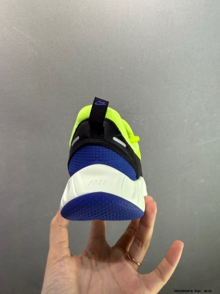 Nike Free Run Volt Black White Training Shoe view 6