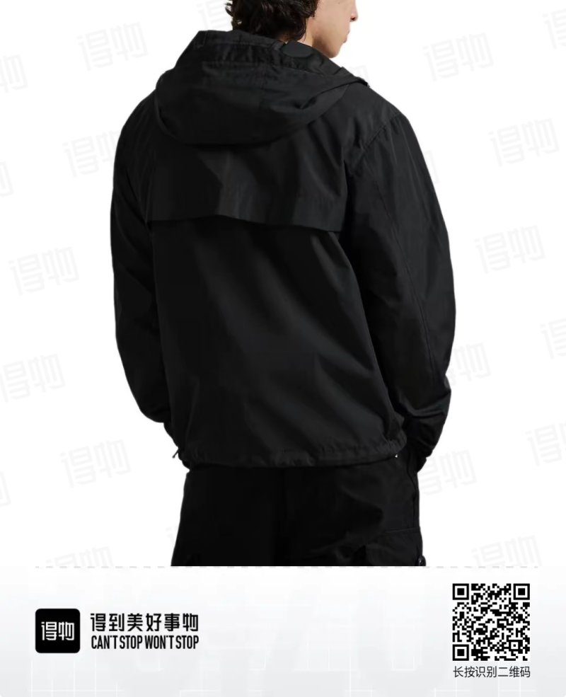 Nike Windrunner Black Jacket UA Replica view