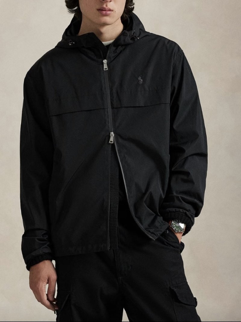 Nike Windrunner Black Jacket UA Replica view