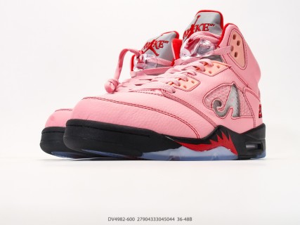 Jordan Air Jordan 5 Retro High Pink Black Red view 5