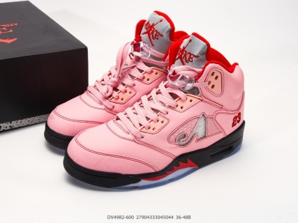 Jordan Air Jordan 5 Retro High Pink Black Red view 9