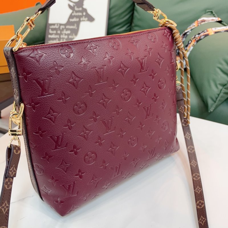 Louis Vuitton Multipass Shoulder Bag Burgundy Replica view