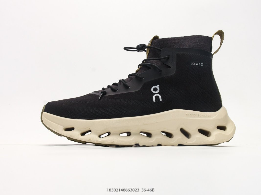 On Cloudtilt High Black Cream UA Replica Sneaker