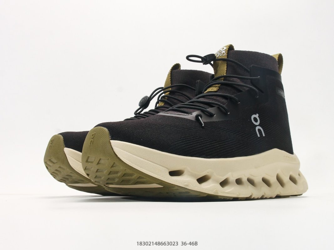 On Cloudtilt High Black Cream UA Replica Sneaker view