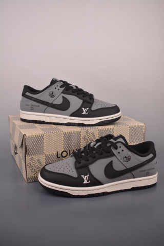 Nike Dunk Low Supreme Navy Gold Red UA Replica view 10