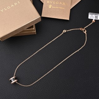 Bulgari Serpenti 18K Gold Plated Snake Pendant Necklace
