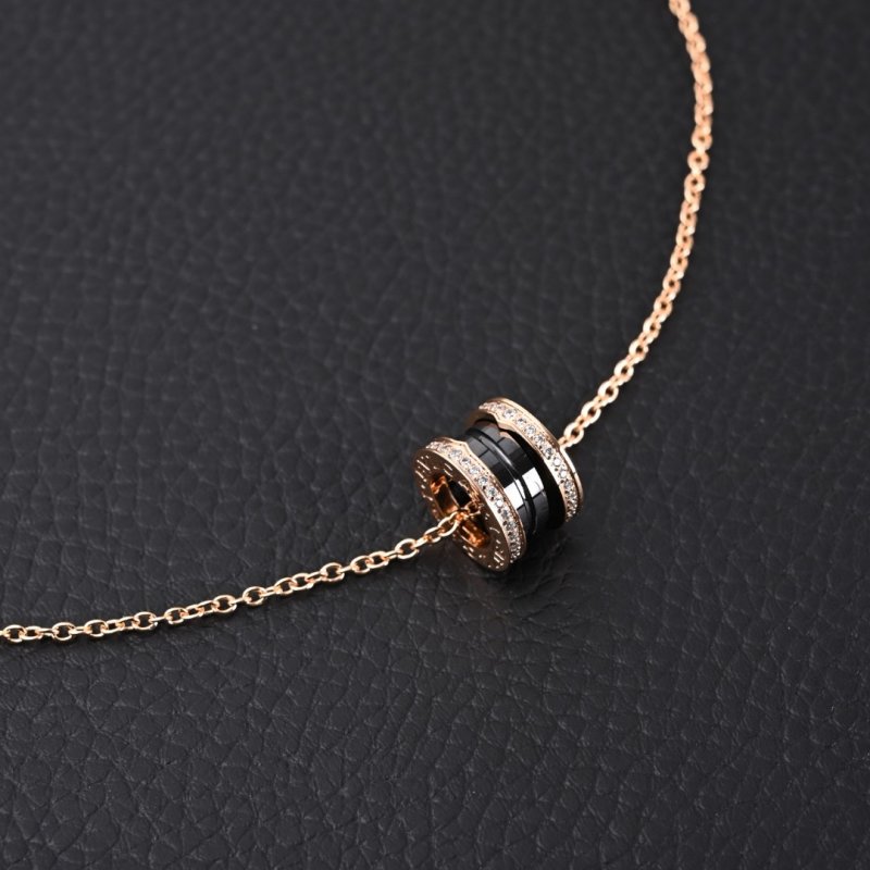 Bulgari Serpenti 18K Gold Plated Snake Pendant Necklace view