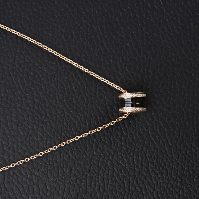 Bulgari Serpenti 18K Gold Plated Snake Pendant Necklace view