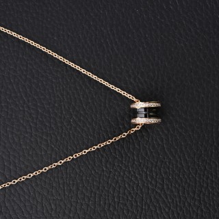 Bulgari Serpenti 18K Gold Plated Snake Pendant Necklace view 3