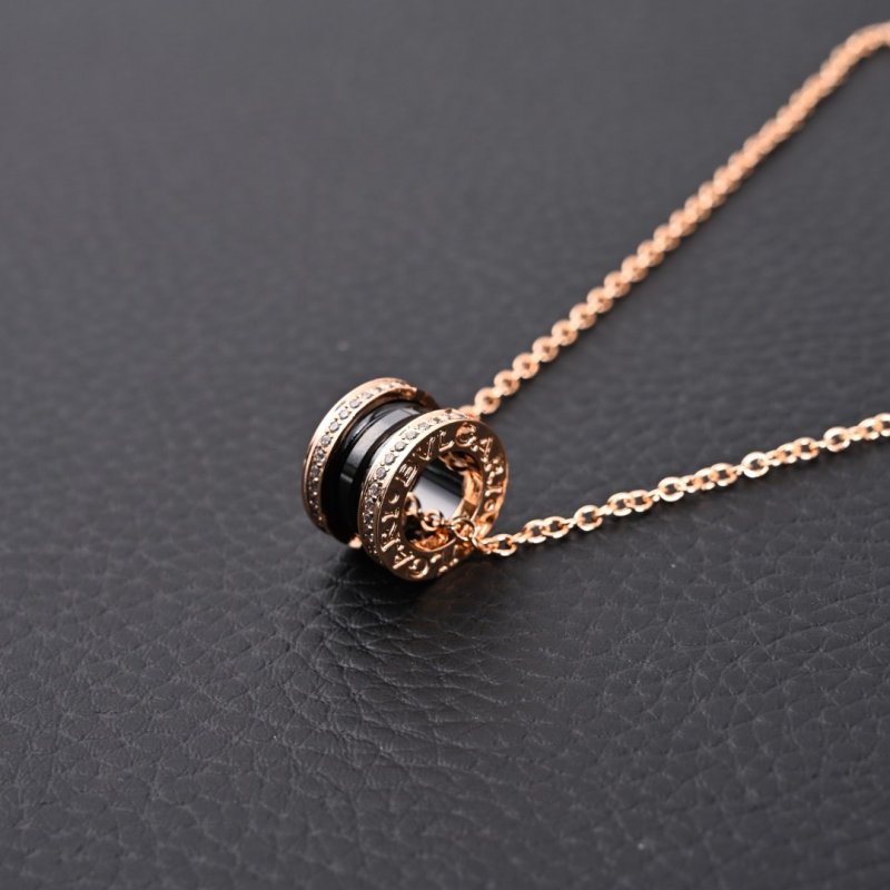 Bulgari Serpenti 18K Gold Plated Snake Pendant Necklace view