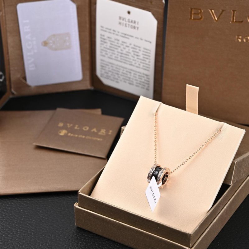Bulgari Serpenti 18K Gold Plated Snake Pendant Necklace view