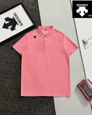 Descente Classic Polo Shirt - Pink