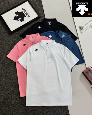 Descente Classic Polo Shirt - Pink view 5