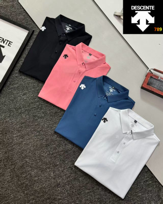 Descente Classic Polo Shirt - Pink view 6