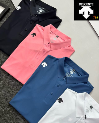Descente Classic Polo Shirt - Pink view 8