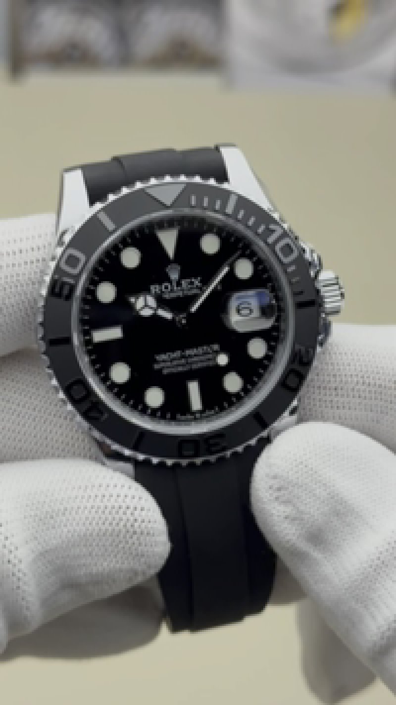 Rolex Yacht-Master 42mm Black Dial Steel Watch Replica