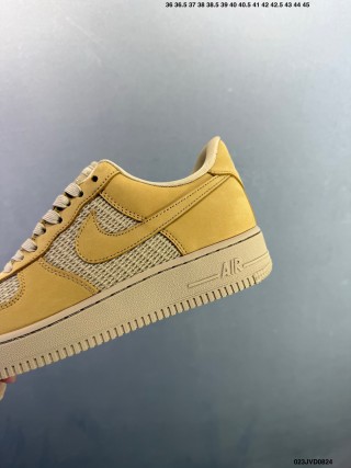 Nike Air Force 1 '07 Low Yellow Wheat view 8