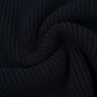 Celine Logo Embroidered Crewneck Sweater Navy Blue view 4