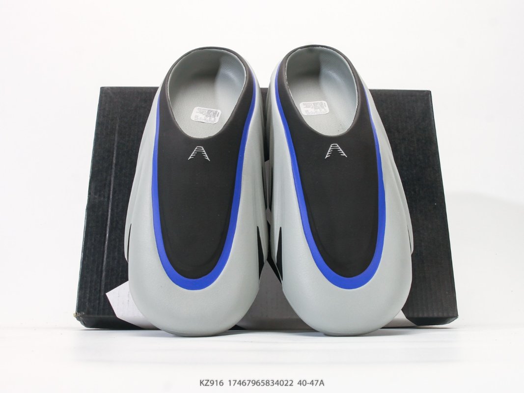 Adidas Anthony Edwards 3 Mule White Blue Black Replica view