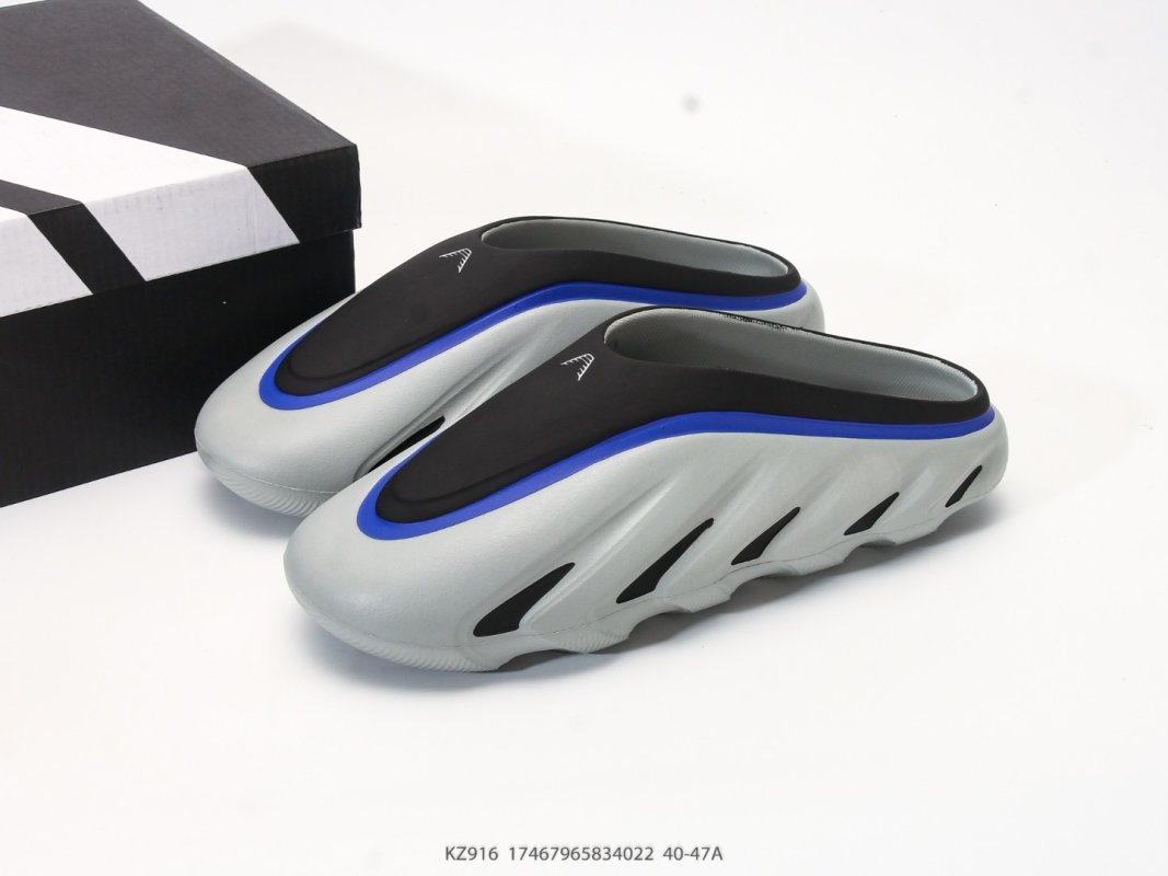 Adidas Anthony Edwards 3 Mule White Blue Black Replica view