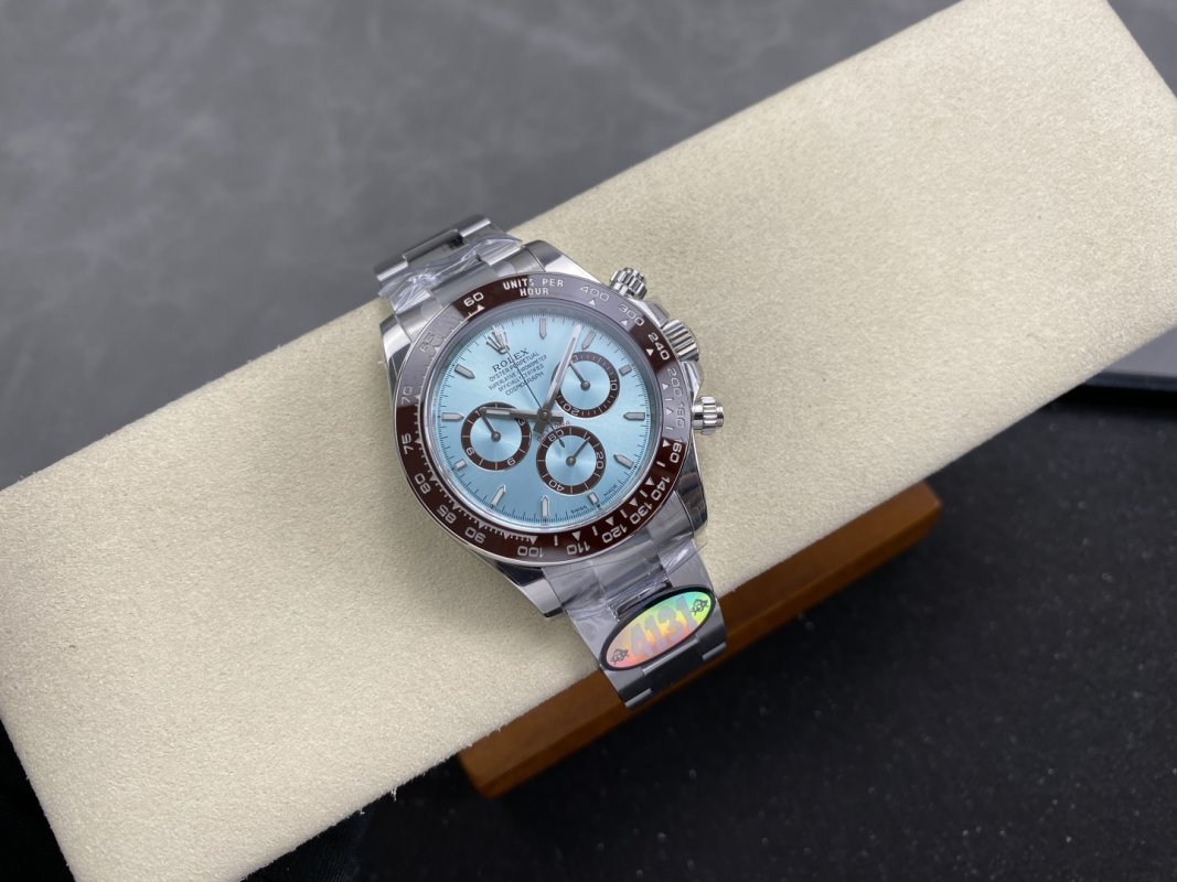 Rolex Daytona 904L Steel Ice Blue Chronograph Watch view