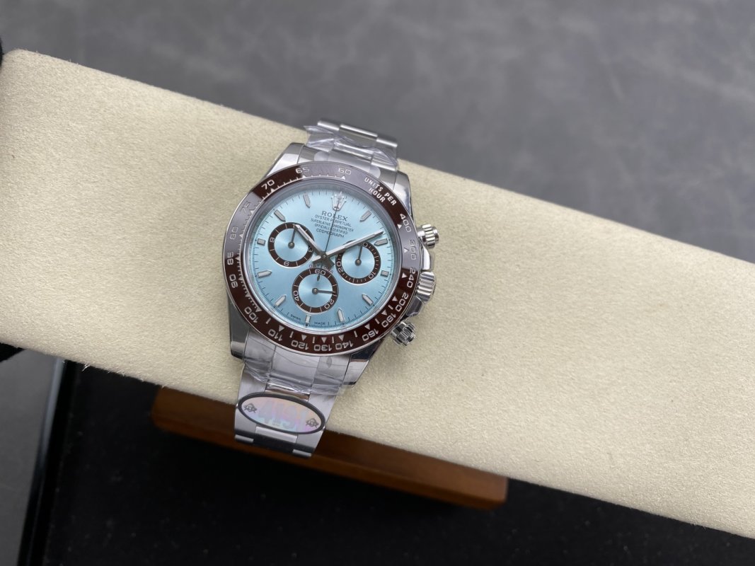 Rolex Daytona 904L Steel Ice Blue Chronograph Watch view