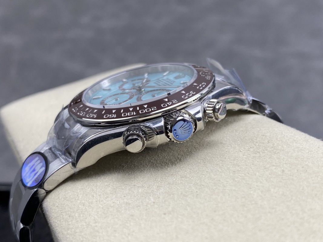 Rolex Daytona 904L Steel Ice Blue Chronograph Watch view