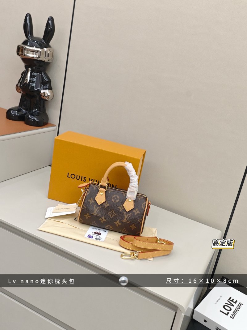 Louis Vuitton Nano Pillow Bag Monogram Brown UA Replica view