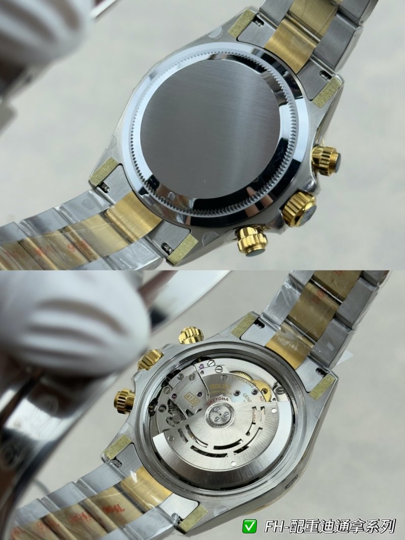 Rolex Daytona Two-Tone Ice Blue Dial Replica Watch view