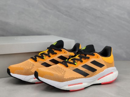 Adidas Solar Glide 5 Retro Running Shoe Orange Black