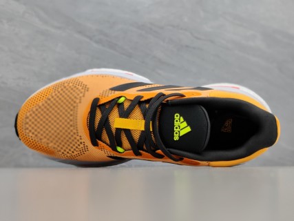 Adidas Solar Glide 5 Retro Running Shoe Orange Black view 3