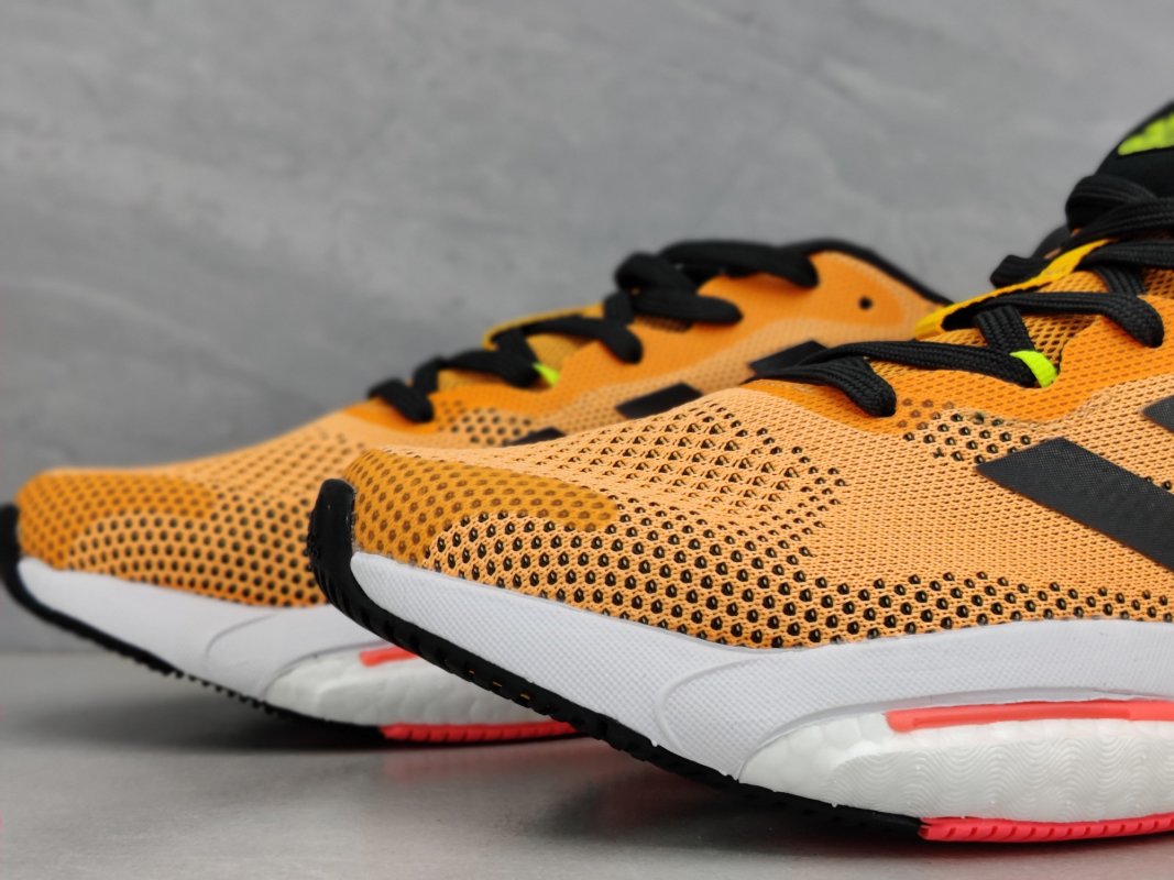 Adidas Solar Glide 5 Retro Running Shoe Orange Black view