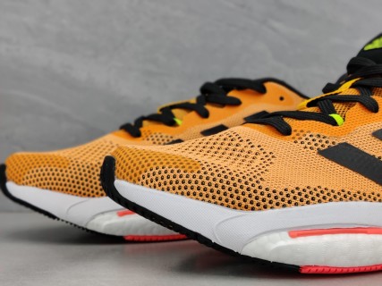 Adidas Solar Glide 5 Retro Running Shoe Orange Black view 6