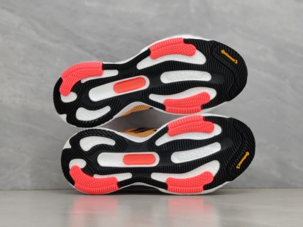 Adidas Solar Glide 5 Retro Running Shoe Orange Black view 10