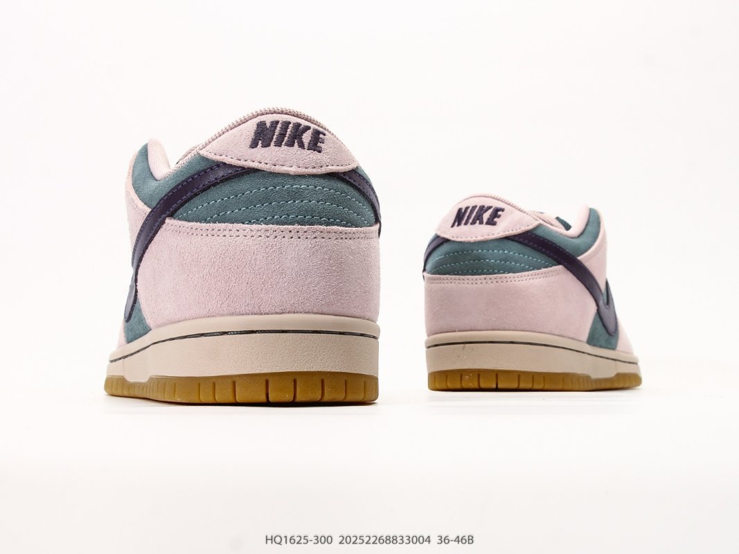 Nike Dunk Low Retro Pink Teal Gum Skate Sneaker view