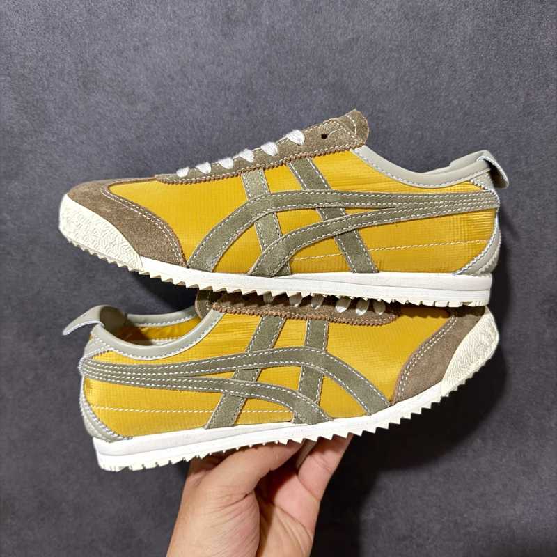 Onitsuka Tiger Mexico 66 Yellow Grey Low Top Sneaker