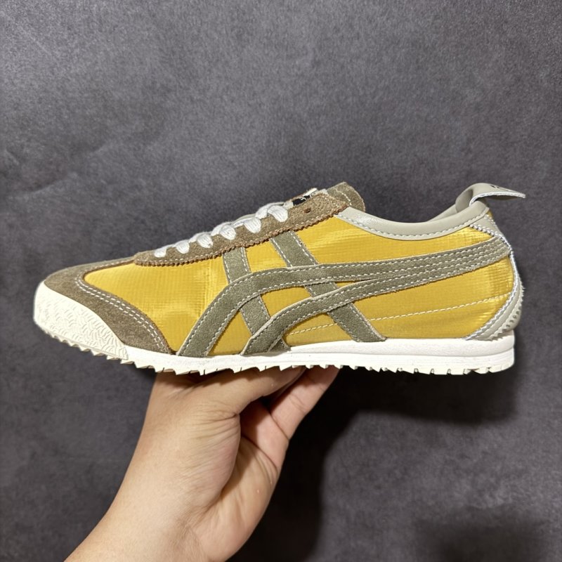 Onitsuka Tiger Mexico 66 Yellow Grey Low Top Sneaker view