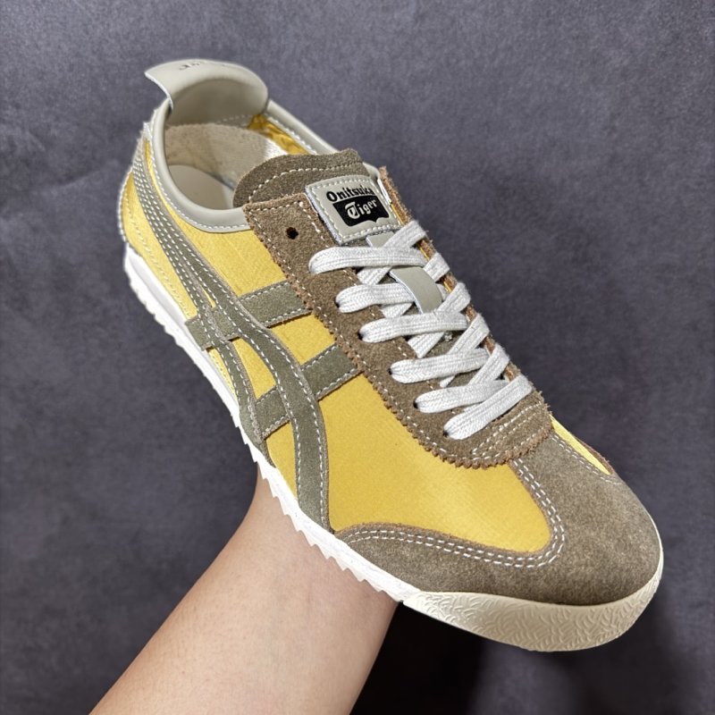 Onitsuka Tiger Mexico 66 Yellow Grey Low Top Sneaker view