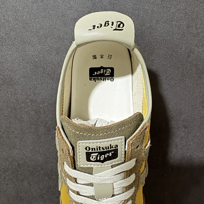 Onitsuka Tiger Mexico 66 Yellow Grey Low Top Sneaker view