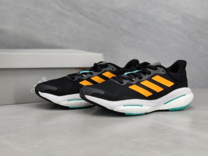 Adidas Solar Glide 5 Boost Black Gold White Cyan