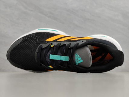 Adidas Solar Glide 5 Boost Black Gold White Cyan view 3