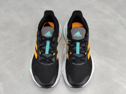 Adidas Solar Glide 5 Boost Black Gold White Cyan view 6